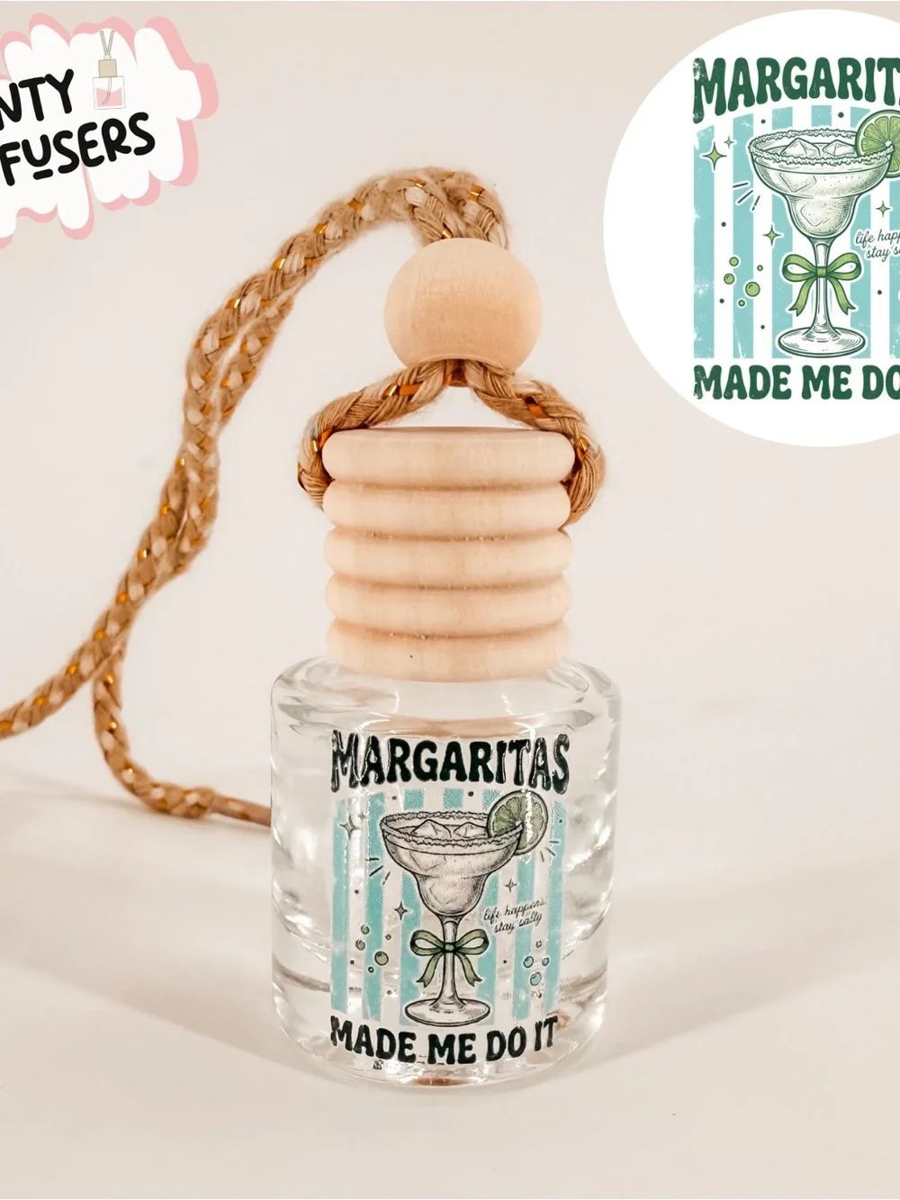 Hanging Car Diffuser Bottle - Picture 6 of 8